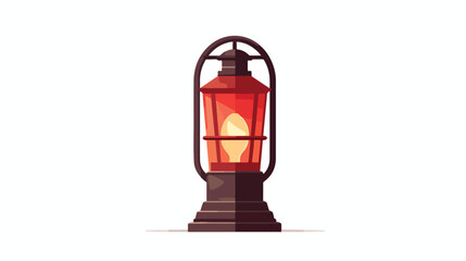 Fototapeta na wymiar Lamp icon design isolated on white background