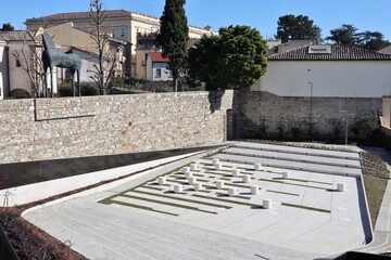Obraz premium Benevento - Terrazza dell'Hortus Conclusus dalla terrazza superiore