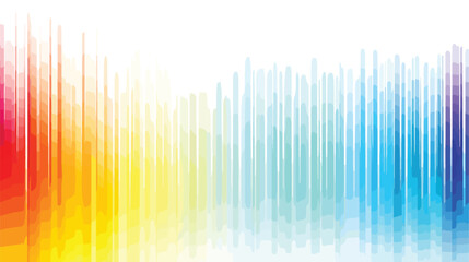 Light Multicolor Rainbow vector layout with flat light