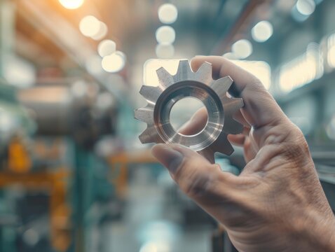 Delicate hands delicately adjusting the intricate components