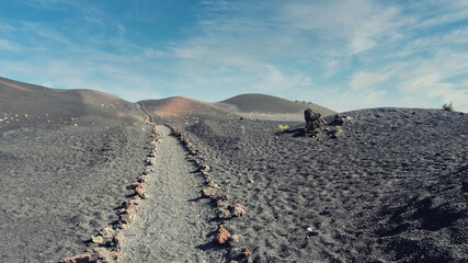 Ruta de Los Volcanes Trail, i.e. the Volcanoes Trail, La Palma, Canary Islands