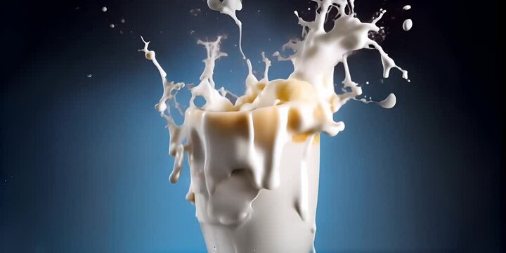 Splash. Milk White with Glass