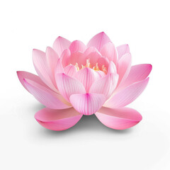 pink lotus on transparency background PNG
