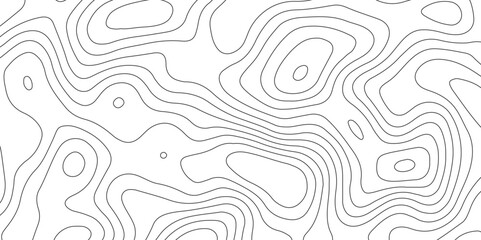 Abstract design with seamless pattern with lines topographic map. geographic mountain relief. retro topographic map. geographic contour map paper texture. terrain path isolated on a background. - obrazy, fototapety, plakaty