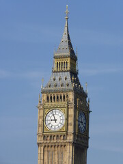 Big Ben est la tour horloge du palais de Westminster - obrazy, fototapety, plakaty