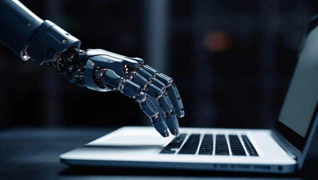 ai robotor hand using a computer