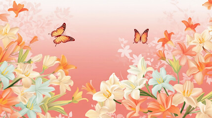 Spring background for cards
