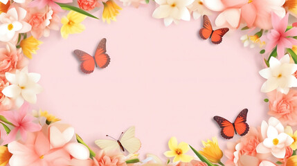 Spring background for cards