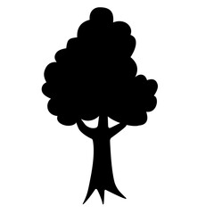 tree silhouette icon