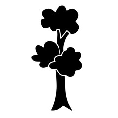 tree silhouette icon
