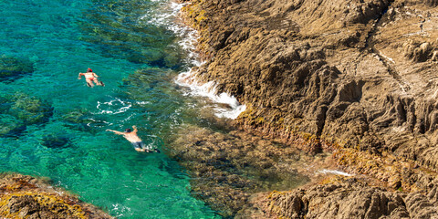 Las Sirenas Reef, Cala de las Sirenas, Cabo de Gata-Níjar Natural Park, UNESCO Biosphere Reserve,...