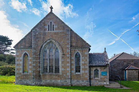 Schöne alte Kirche in Cornwall 