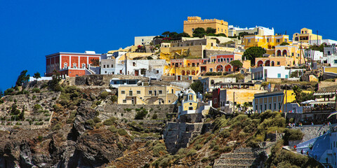 Santorini, Cyclades Islands, Traditional Architecture, Old Town, Greece, europe