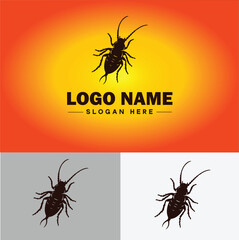 Earwig logo vector art icon graphics for business brand icon earwig logo template