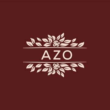 AZO  logo design template vector. AZO Business abstract connection vector logo. AZO icon circle logotype.
