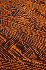 Earth and Ground Texture at Monument Valley Navajo Tribal Park