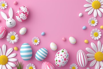 Fototapeta na wymiar Easter-themed image suitable for promotional materials and events. Generative AI