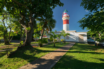 Phare de Bel Air, Leuchtturm, Reunion, Frankreich - obrazy, fototapety, plakaty