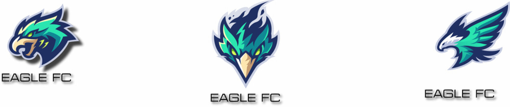 an illustration of FC with colour eagle image 