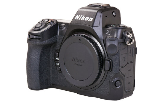  Illustrative editorial picture of a Nikon body Z8 series
