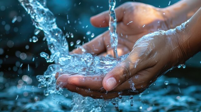Protecting the Planet: Eco-Friendly Hands Washing with Clean Water for Water Conservation and Environmental Sustainability
