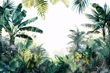 Fototapeta na wymiar A Tropical Paradise A Monthly Celebration of Nature's Beauty Generative AI