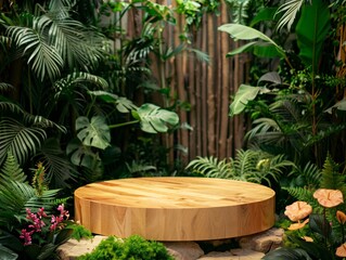 A Wooden Circle in the Jungle A Monthly Event Inspired by the Current Trend of Eco-friendly Living Generative AI