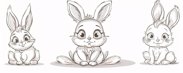 Bunny-Gram A Cute and Cuddly Easter Bunny Generative AI
