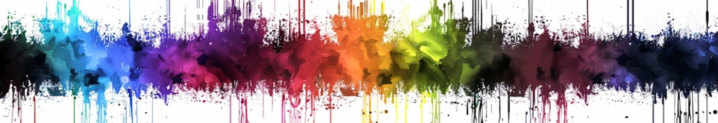 Colorful Paint Splatters A Monthly Art Trend Generative AI