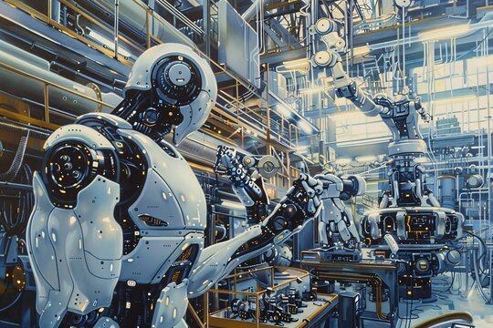 Robot Revolution The Future of Manufacturing Generative AI