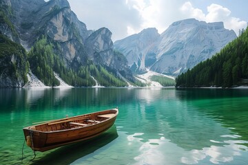 Fototapeta premium Serene Lake in the Mountains
