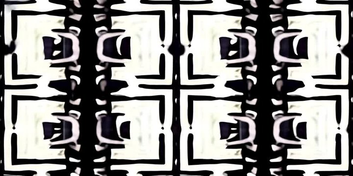 rendering 3d design pattern surface tileable motif square ornamental drawn hand monochrome grunge creative background texture paint acrylic artistic white and black key greek painted seamless