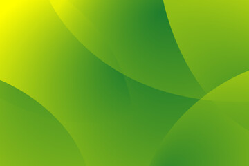 Abstract Geometric modern with Leaf wave Green color background for template, poster, wallpaper, flyer design. Vector illustration