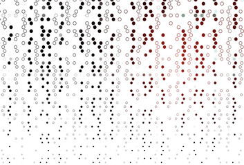 Light Red vector backdrop with dots.