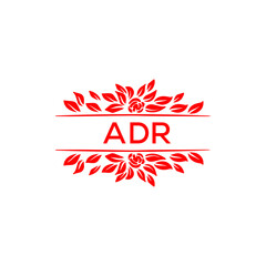 Fototapeta na wymiar ADR logo design template vector. ADR Business abstract connection vector logo. ADR icon circle logotype. 