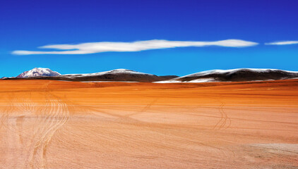 Beautiful landscape of Atacama desert