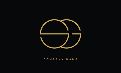 SG, GS , S, G Abstract Letters Logo Monogram
