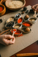 Montessori and Sensory Development, A child sorts cereals by color