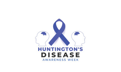 Huntington's disease awareness week. background, banner, card, poster, template. Vector illustration.