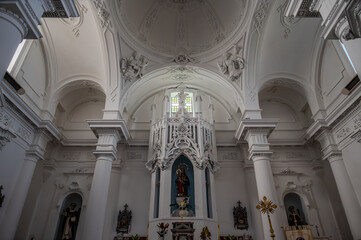 Vastogirardi. Church of Maria Santissima delle Grazie - obrazy, fototapety, plakaty