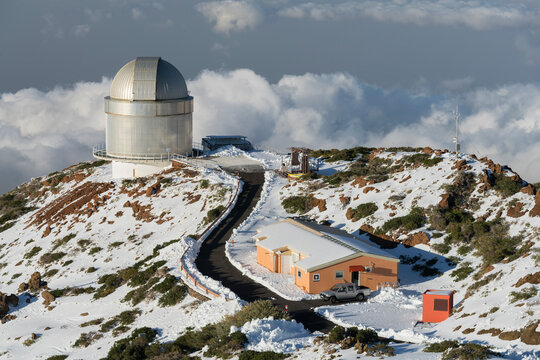 Observatorio del Roque de los Muchachos, Insel La Palma, Kanarische Inseln, Spanien