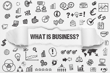 What is Business?	 - obrazy, fototapety, plakaty