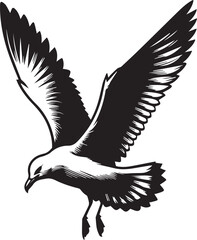 Seagulls Silhouettes Seagulls EPS Vector Seagulls Clipart