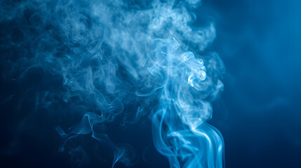 Fototapeta premium Dangerous cigarette smoke.