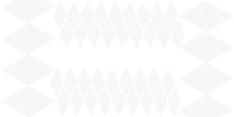Obraz premium White-gray background image Abstract pattern of geometric figures Triangle. 