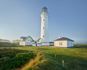 Fototapeta na wymiar Hirtshals Leuchtturm, Dänemark, Europa