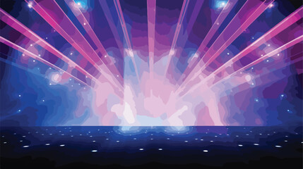 Fototapeta na wymiar Pinkblue motley background of rays of light explos