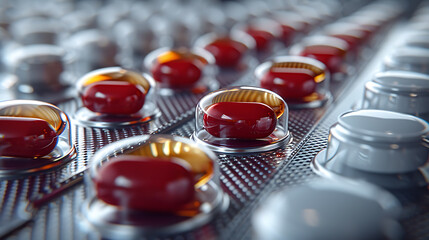 pharmaceutical products, tablets, tablets, dietary supplements in blister packaging
