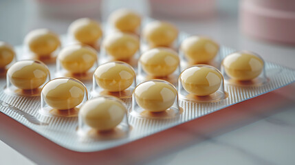 pharmaceutical products, tablets, tablets, dietary supplements in blister packaging
