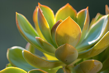 
close up of succulents